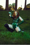 Metallic Green Latex Bodysuit | Latex Bodysuit | Kaori's Latex Dreams