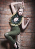 Latex Leggings Ankle length in Translucent olive or any other plain colors. Lingerie.