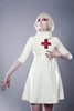 Latex Nurse skater skirt dress with Red cross.