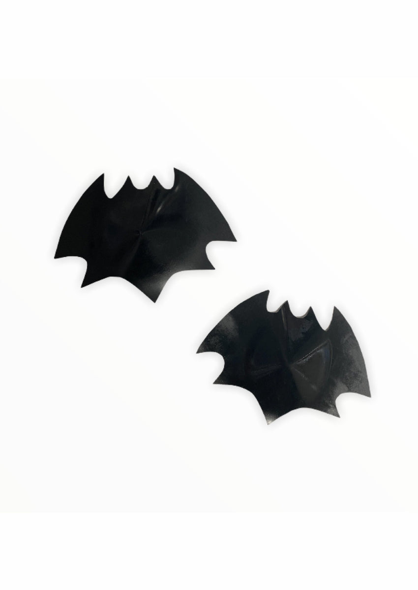 Latex Bat pasties (a pair). – Kaori's Latex Dreams