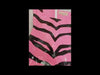 Latex Pink Zebra halter neck mini dress in Bubblegum Pink and Black.